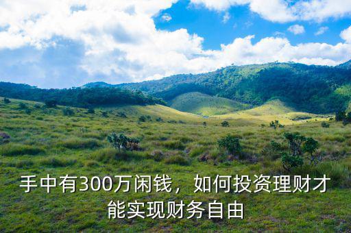 手中有300萬閑錢，如何投資理財(cái)才能實(shí)現(xiàn)財(cái)務(wù)自由