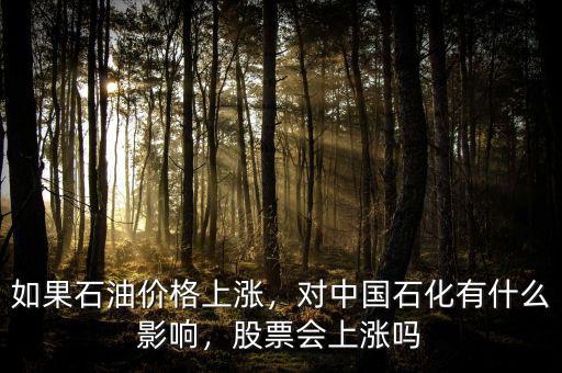如果石油價(jià)格上漲，對(duì)中國(guó)石化有什么影響，股票會(huì)上漲嗎