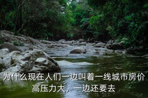 為什么現(xiàn)在人們一邊叫著一線城市房價高壓力大，一邊還要去