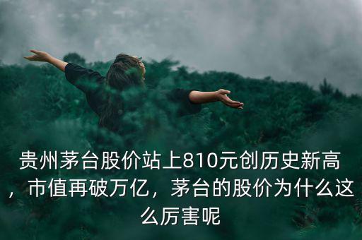 貴州茅臺(tái)股價(jià)站上810元?jiǎng)?chuàng)歷史新高，市值再破萬億，茅臺(tái)的股價(jià)為什么這么厲害呢