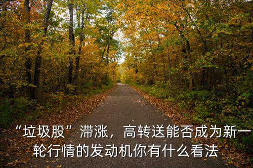“垃圾股”滯漲，高轉(zhuǎn)送能否成為新一輪行情的發(fā)動(dòng)機(jī)你有什么看法