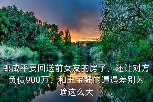 郎咸平要回送前女友的房子，還讓對方負(fù)債900萬，和王寶強(qiáng)的遭遇差別為啥這么大