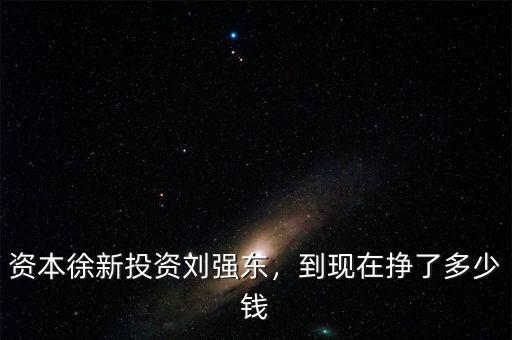 資本徐新投資劉強(qiáng)東，到現(xiàn)在掙了多少錢
