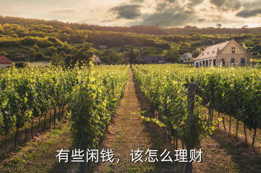 有些閑錢，該怎么理財(cái)