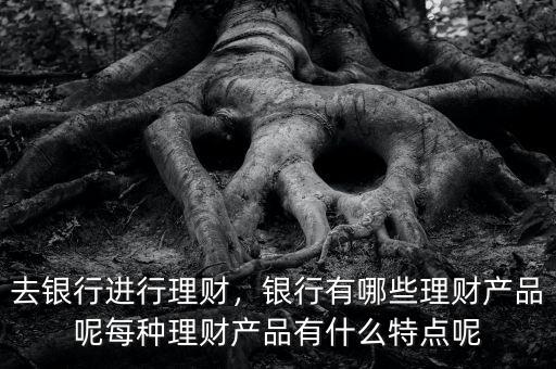 去銀行進(jìn)行理財(cái)，銀行有哪些理財(cái)產(chǎn)品呢每種理財(cái)產(chǎn)品有什么特點(diǎn)呢