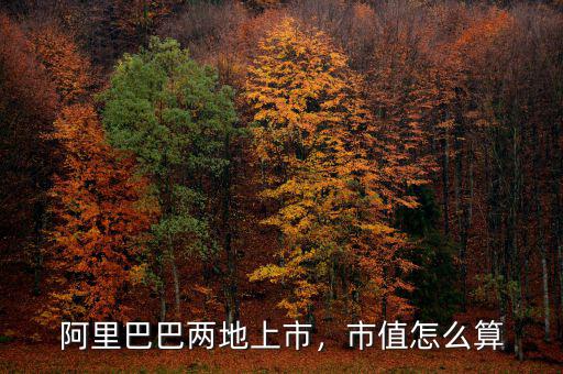 阿里巴巴兩地上市，市值怎么算