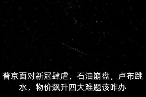 普京面對新冠肆虐，石油崩盤，盧布跳水，物價飆升四大難題該咋辦