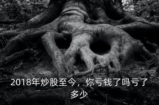 2018年炒股至今，你虧錢了嗎虧了多少