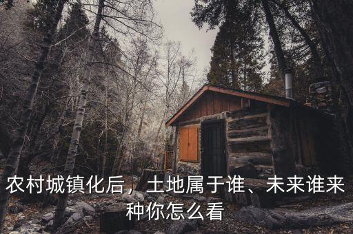 農(nóng)村城鎮(zhèn)化后，土地屬于誰、未來誰來種你怎么看