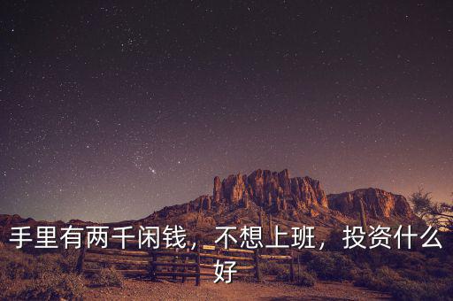 手里有兩千閑錢，不想上班，投資什么好