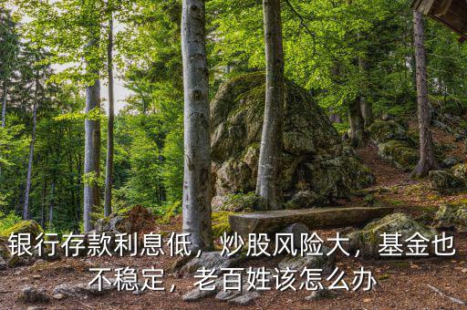 銀行存款利息低，炒股風(fēng)險(xiǎn)大，基金也不穩(wěn)定，老百姓該怎么辦