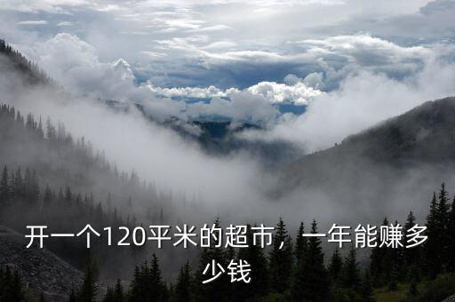 開一個(gè)120平米的超市，一年能賺多少錢