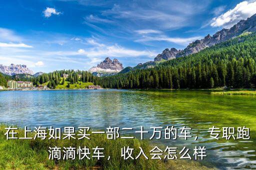 在上海如果買一部二十萬的車，專職跑滴滴快車，收入會(huì)怎么樣