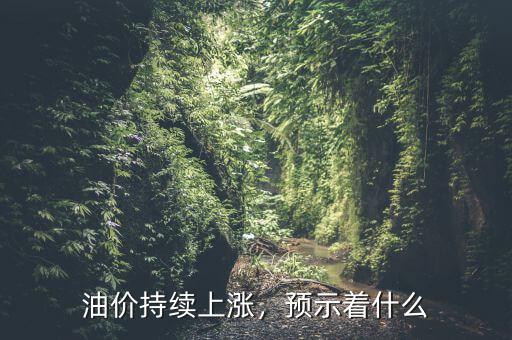 油價持續(xù)上漲，預(yù)示著什么