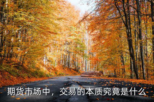 期貨市場(chǎng)中，交易的本質(zhì)究竟是什么