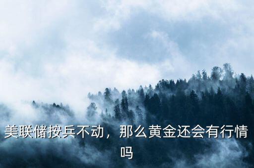 美聯(lián)儲按兵不動，那么黃金還會有行情嗎