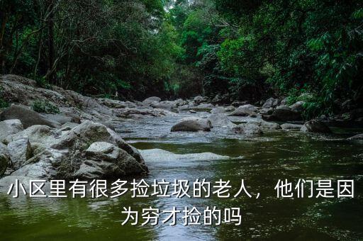 小區(qū)里有很多撿垃圾的老人，他們是因為窮才撿的嗎