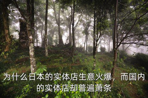 為什么日本的實(shí)體店生意火爆，而國(guó)內(nèi)的實(shí)體店卻普遍蕭條