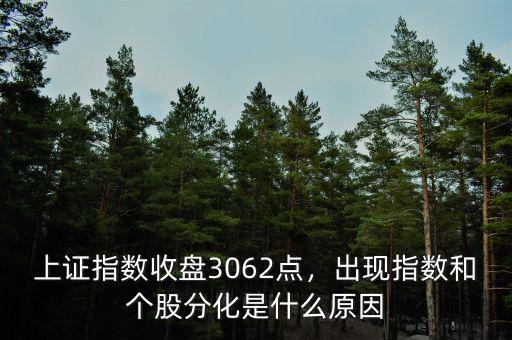 上證指數(shù)收盤3062點，出現(xiàn)指數(shù)和個股分化是什么原因