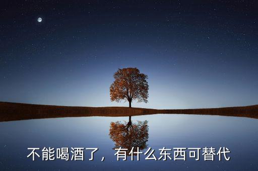 不能喝酒了，有什么東西可替代
