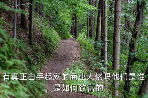 有真正白手起家的商業(yè)大佬嗎他們是誰，是如何致富的