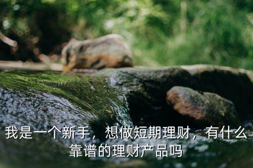 我是一個(gè)新手，想做短期理財(cái)，有什么靠譜的理財(cái)產(chǎn)品嗎