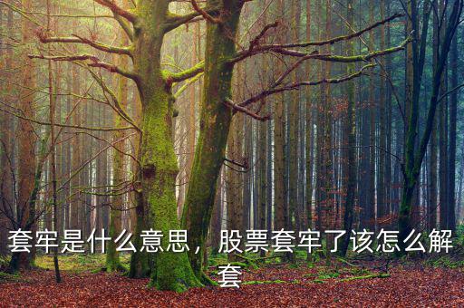 套牢是什么意思，股票套牢了該怎么解套