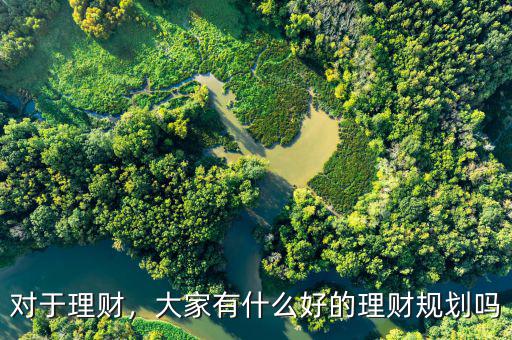 對于理財，大家有什么好的理財規(guī)劃嗎