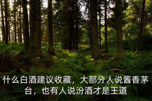 什么白酒建議收藏，大部分人說醬香茅臺(tái)，也有人說汾酒才是王道