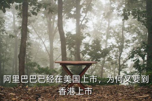 阿里巴巴已經(jīng)在美國上市，為何又要到香港上市