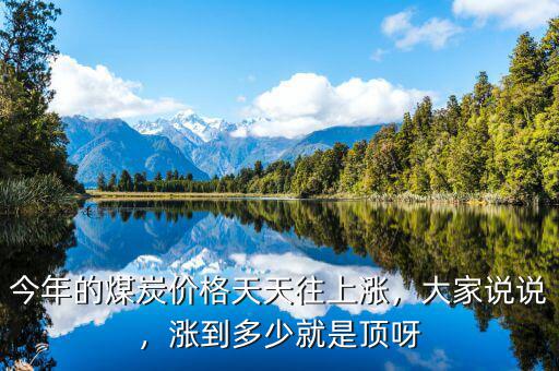 今年的煤炭價(jià)格天天往上漲，大家說說，漲到多少就是頂呀