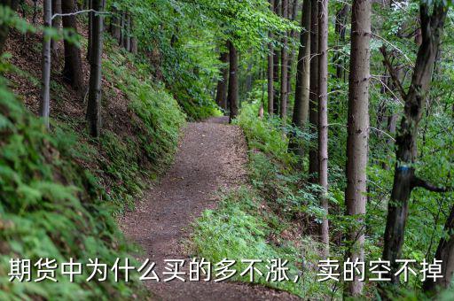 期貨中為什么買(mǎi)的多不漲，賣(mài)的空不掉