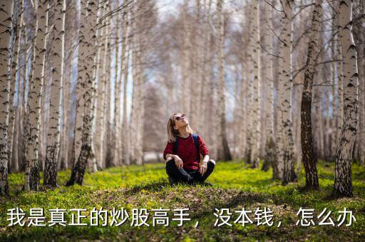 我是真正的炒股高手，沒本錢，怎么辦