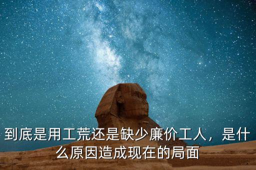 到底是用工荒還是缺少廉價(jià)工人，是什么原因造成現(xiàn)在的局面