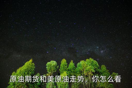 原油期貨和美原油走勢，你怎么看