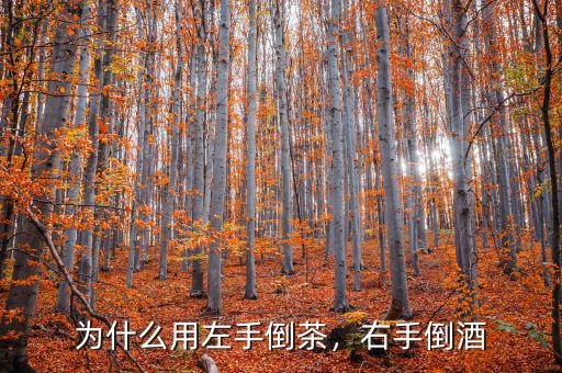 為什么用左手倒茶，右手倒酒