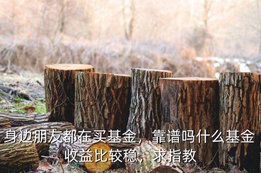 身邊朋友都在買基金，靠譜嗎什么基金收益比較穩(wěn)，求指教