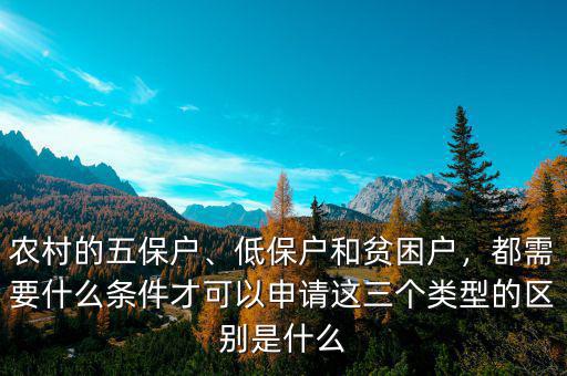 什么是無(wú)保戶,這三個(gè)類(lèi)型的區(qū)別是什么