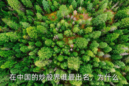 在中國(guó)的炒股界誰(shuí)最出名，為什么