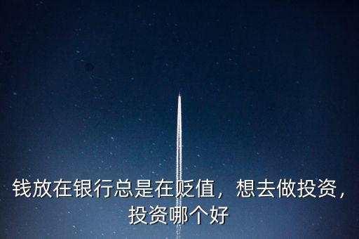 錢放在銀行總是在貶值，想去做投資，投資哪個好