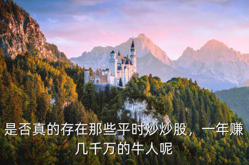 是否真的存在那些平時(shí)炒炒股，一年賺幾千萬的牛人呢