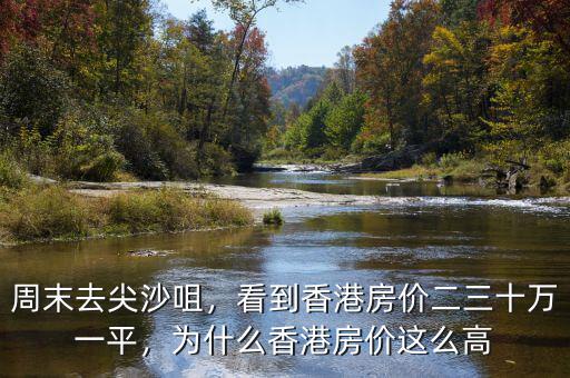 周末去尖沙咀，看到香港房價二三十萬一平，為什么香港房價這么高