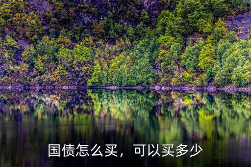 國(guó)債怎么買，可以買多少