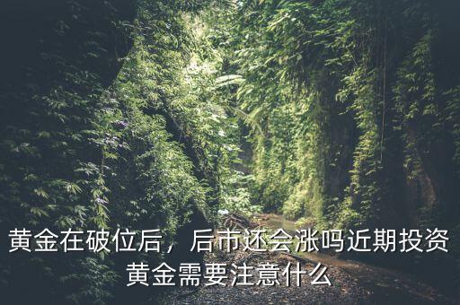 黃金在破位后，后市還會漲嗎近期投資黃金需要注意什么