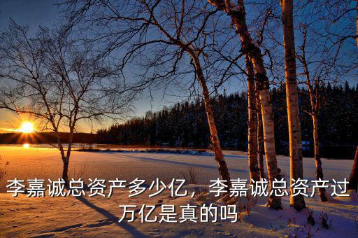 李嘉誠(chéng)總資產(chǎn)多少億，李嘉誠(chéng)總資產(chǎn)過(guò)萬(wàn)億是真的嗎