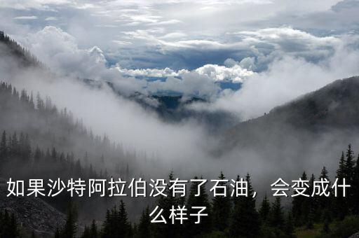 如果沙特阿拉伯沒有了石油，會(huì)變成什么樣子