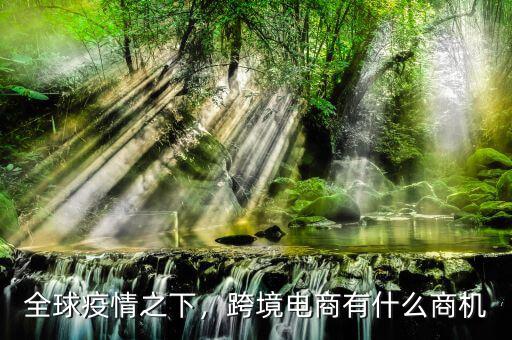 全球疫情之下，跨境電商有什么商機