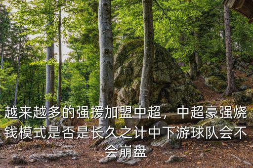 越來越多的強(qiáng)援加盟中超，中超豪強(qiáng)燒錢模式是否是長久之計(jì)中下游球隊(duì)會不會崩盤