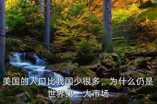 美國(guó)的人口比我國(guó)少很多，為什么仍是世界第一大市場(chǎng)