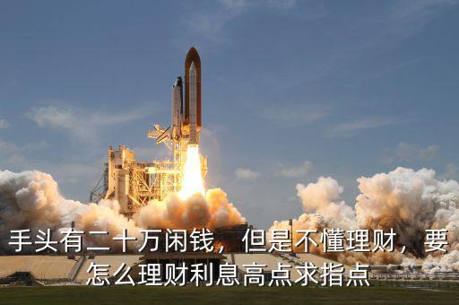 手頭有二十萬閑錢，但是不懂理財，要怎么理財利息高點求指點